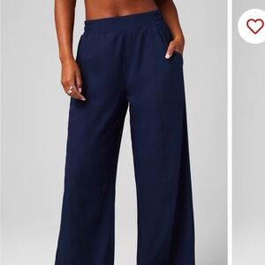 Fabletic Women's Navy Wide-Leg Pants